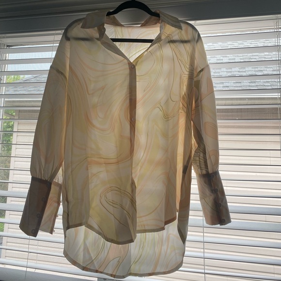 Vintage style oversized button down - Picture 1 of 3